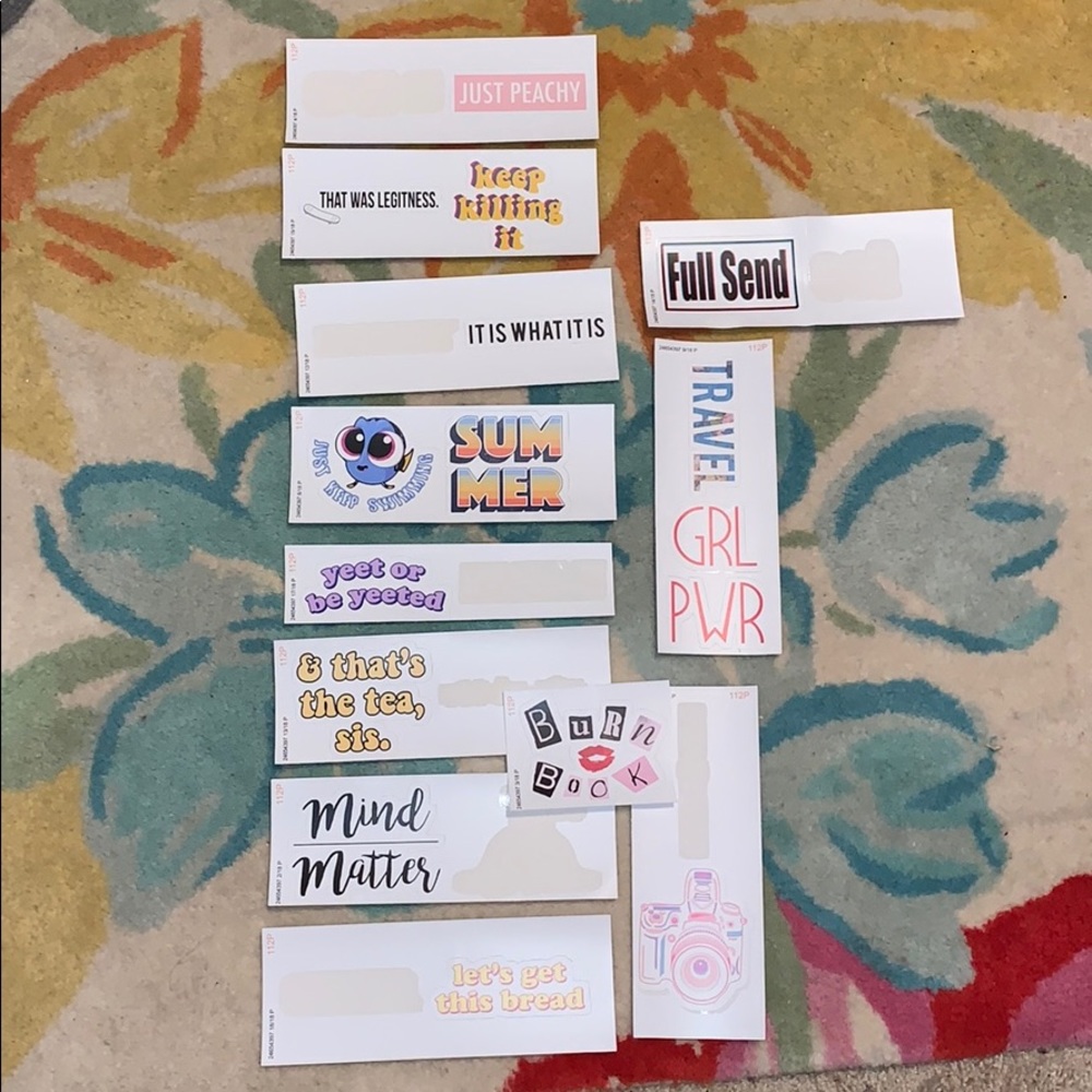red bubble stickers
